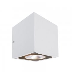 Deko-Light LED Wandaufbauleuchte Cubodo II Single W 9W 600lm 3000K IP54 Wei� 731026