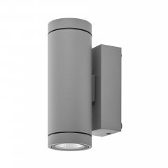 Deko-Light LED Wandaufbauleuchte ShoreLine Pro Round Up+Down 68 IP65 7,5W 3000/4000K Hellgrau