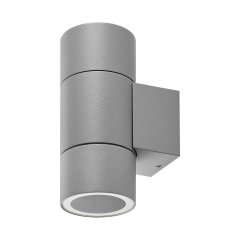 Deko-Light Wandaufbauleuchte Achernar Up and Down IP65 2xGU10 Hellgrau