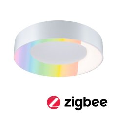 Paulmann 75414 LED Deckenleuchte Smart Home Zigbee 3.0 Casca IP44 RGBW+ 1750lm 230V 20W dimmbar Wei�