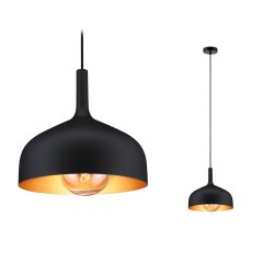 Paulmann 77062 Pendelleuchte Embla II E27 Schwarz/Gold Metall/Metall