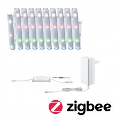 Paulmann 78866 MaxLED 250 LED Strip Smart Home Zigbee 3.0 Basisset 3m RGBW+ beschichtet 15W 200lm/m