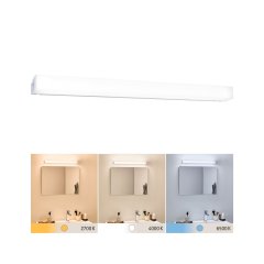 Paulmann 78949 HomeSpa LED Spiegelleuchte Luno IP44 White Switch 770lm 230V 8W Alu