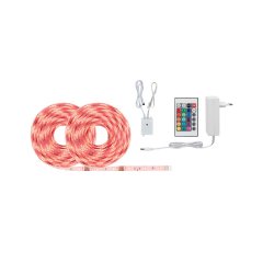 Paulmann 78980 SimpLED LED Strip RGB Komplettset 10m beschichtet 28W 120lm/m 30 LEDs/m RGB 36VA