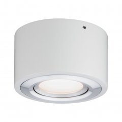 Paulmann 79708 LED Deckenleuchte 3-Step-Dim Argun 3000K 365lm 230V 4,8W dimmbar Wei�/Alu geb�rstet