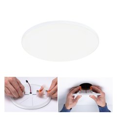 Paulmann 79952 VariFit LED Einbaupanel Veluna Edge IP44 rund 200mm 17W 1500lm 4000K Wei� dimmbar