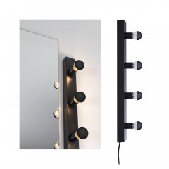 Paulmann 80101 Spiegelleuchte Regula II E14 230V max. 4x40W dimmbar Schwarz