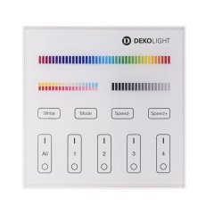 Deko-Light Steuerung RF RF-smart Wandfernbedienung wei� 3V 4 Zonen Single/CCT/RGB/RGBW