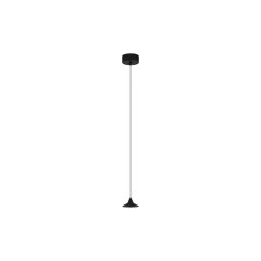 Nova Luce DRO Pendelleuchte Schwarz LED 6W 3000K dimmbar h�henverstellbar