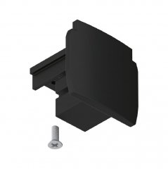 Paulmann 91384 ProRail3 Verbinder Endkappe 1er-Set 35x31,5mm Schwarz