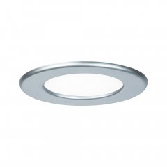 Paulmann 92070 LED Einbaupanel IP44 rund 115mm 6W 390lm 4000K Chrom matt