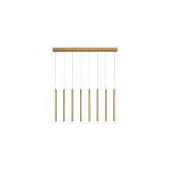 Nova Luce TRIMLE LED Pendelleuchte Gold geb�rstet 21W 3000K 1581lm IP20