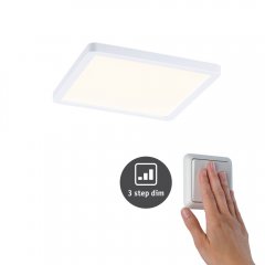 Paulmann 93053 VariFit LED Einbaupanel 3-Step-Dim Areo IP44 eckig 175x175mm 13W 1200lm 3000K Wei�