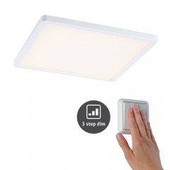 Paulmann 93054 VariFit LED Einbaupanel 3-Step-Dim Areo IP44 eckig 230x230mm 16W 1400lm 3000K Wei�