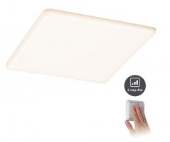 Paulmann 93062 LED Einbaupanel Veluna VariFit IP44 3-Stufen-dimmbar eckig 215x215mm 21W 3000K Satin