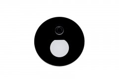 Deko-Light Abdeckung Round Glas f�r Alwaid Pro Motion halbrund Lichtkegel Schwarz