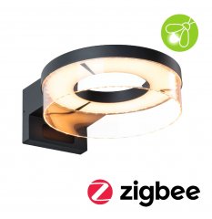 Paulmann 93113 LED Au�enwandleuchte Smart Home Zigbee 3.0 Capera Bewegungsmelder insektenfreundlich