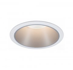 Paulmann 93398 Einbauleuchte Cole rund 88mm GU10 max. 10W 230V dimmbar Wei�/Silber