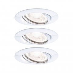 Paulmann 93426 LED Einbauleuchte 3-Step-Dim Base Basisset schwenkbar GU10 3x5W 3x350lm 3000K Wei�