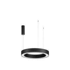 Nova Luce MORBIDO LED Pendelleuchte 60cm Schwarz 48W CCT dimmbar h�henverstellbar