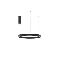 Nova Luce Elowen Pendelleuchte Schwarz Aluminium Acryl LED 60W 3000K dimmbar