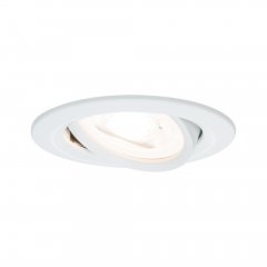 Paulmann 93466 LED Einbauleuchte 3-Step-Dim Nova schwenkbar rund 84mm 50� GU10 6,5W 460lm dimmbar