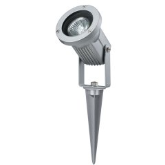 Paulmann 93751 LED Gartenstrahler IP65 rund 98mm max. 28W 230V Alu Aluminium