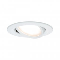 Paulmann 93876 LED Einbauleuchte Nova Plus Coin schwenkbar IP23 50� 6W 470lm dimmbar 2700K Wei�
