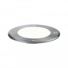 Paulmann 93907 Plug & Shine LED Bodeneinbauleuchte Floor Einzelspot IP67 3000K 6W 20� Silber