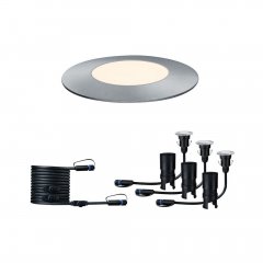 Paulmann 93949 Plug & Shine LED Bodeneinbauleuchte Floor Mini Erweiterungsset IP67 3000K 3x2,5W