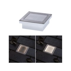 Paulmann 94336 LED Bodeneinbauleuchte Brick Bewegungsmelder \(IR\) IP67 100x100m 3000K 0,8W 25lm 230V