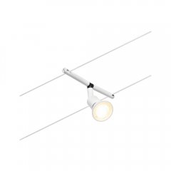 Paulmann 94445 CorDuo Seilsystem Salt Einzelspot GU5,3 max. 10W 12V Wei� matt/Chrom