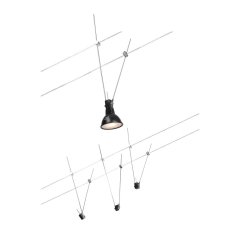 Paulmann 94455 Seilsystem Simple Basisset GU5,3 max. 3x5W 230/12V Chrom