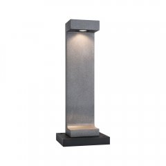 Paulmann 94502 LED Pollerleuchte Concrea IP65 616mm 3000K 6,8W 200lm 230V Schwarzer Sandstein Beton