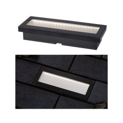Paulmann 94576 Solar LED Bodeneinbauleuchte Domenic IP67 3000K 6lm Schwarz