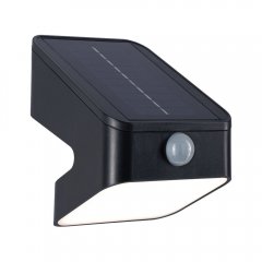 Paulmann 94608 Solar LED Wandfluter Lesly Bewegungsmelder IP65 113x126mm 3000K 5,5W 400lm Anthrazit