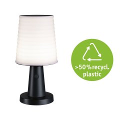 Paulmann 94611 Solar LED Tischleuchte Ilanga IP44 2700K 125lm Anthrazit