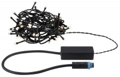 Paulmann 94640 Plug & Shine LED Lichterkette Yuna Warmwei� 7,4m IP44 1,3W Schwarz