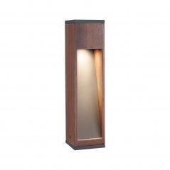 Paulmann 94677 Pollerleuchte Trabia IP44 eckig 400mm 3000K 3,5W 230lm 230V 38� Holz GU10 Holz