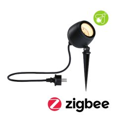 Paulmann 94770 LED Gartenstrahler Smart Home Zigbee 3.0 Kikolo insektenfreundlich IP65 90mm Tunable