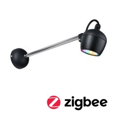 Paulmann 94773 LED Au�enwandleuchte Smart Home Zigbee Kikolo RGBW IP65 90mm RGBW+ 6,2W 440lm 230V