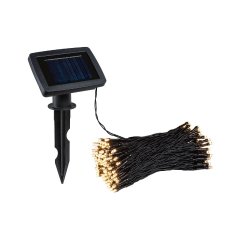 Paulmann 94875 Solar LED Lichterkette Aurinka IP44 3000K 200x6lm Schwarz