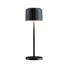 Paulmann 94878 Solar Akkuleuchte Else IP44 dimmbar 2700K Schwarz