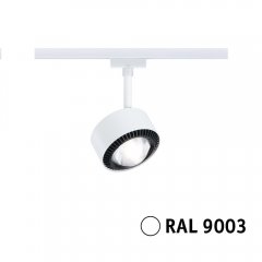 Paulmann 94898 URail LED Schienenspot Aldan Einzelspot 470lm 8W 4000K dimmbar 230V Signalwei�