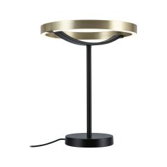 Paulmann 94925 LED Tischleuchte 3-Step-Dim Melira 2700K 580lm 10W Schwarz matt/Gold
