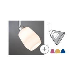 Paulmann 95358 URail Schirm Vento DecoSystems 80mm Satin