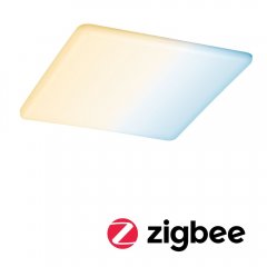 Paulmann 95385 VariFit LED Einbaupanel Smart Home Zigbee 3.0 Veluna IP44 eckig 215x215mm 17W 1300lm