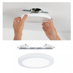 Paulmann 95389 LED Einbaupanel 2in1 Cover-it rund 225mm 16,5W 1200lm 4000K Wei� matt