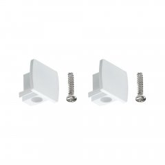 Paulmann 95497 URail 2er-Set Endkappe 2er-Set 13x21mm Wei�