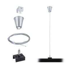 Paulmann 95585 ProRail3 Zubeh�r Seilabh�ngung 3m Schwarz